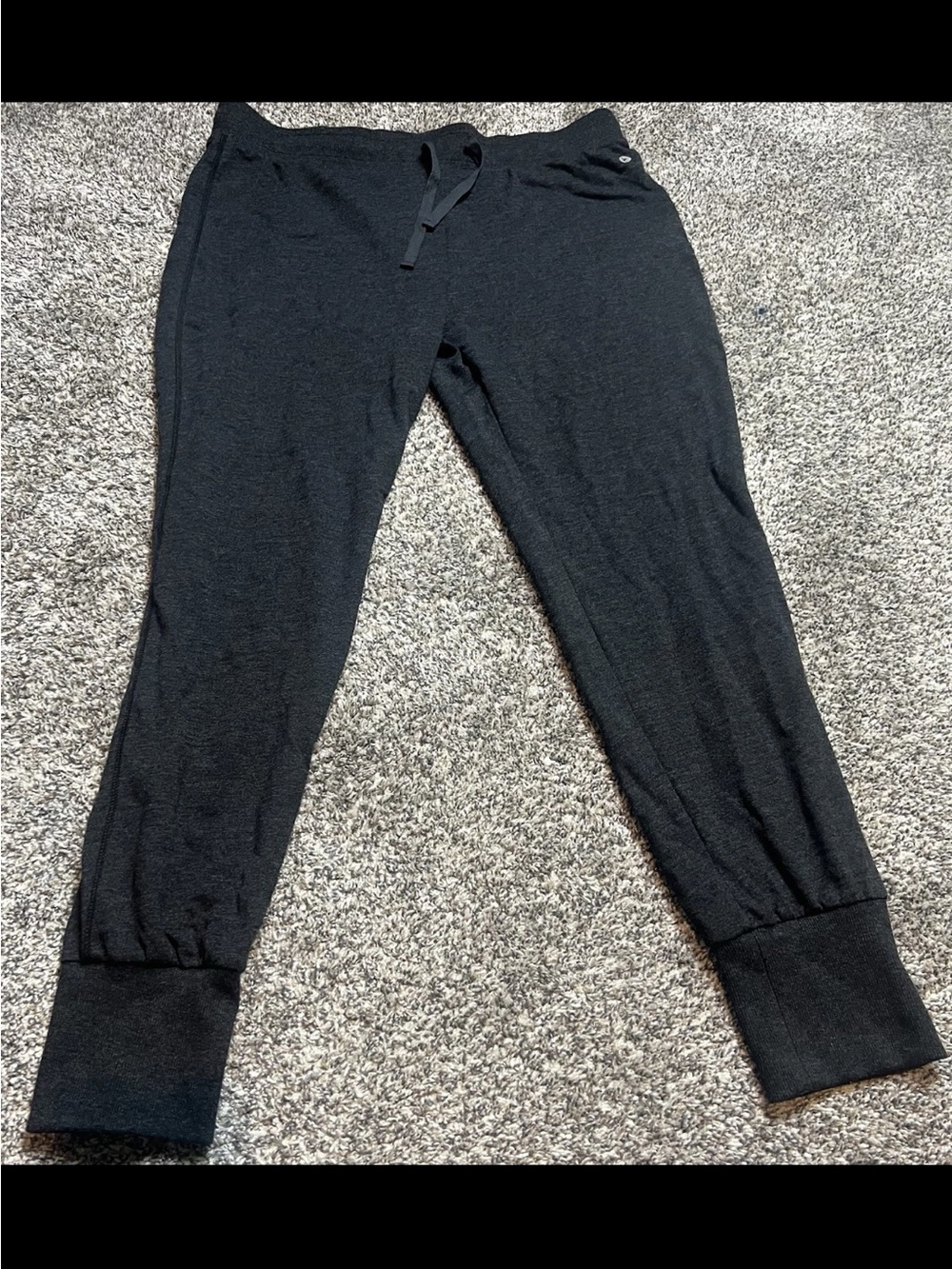 90 Degree By Reflex Gray Fleece Joggers